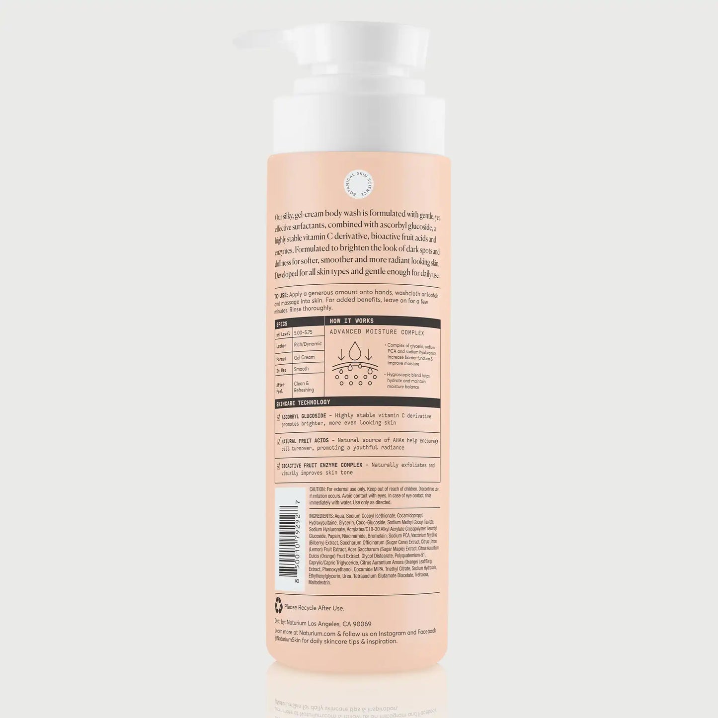 the-brightener-vitamin-c-brightening-body-wash-b9 NATR-The-Brightener-Body-Wash_back.webp
